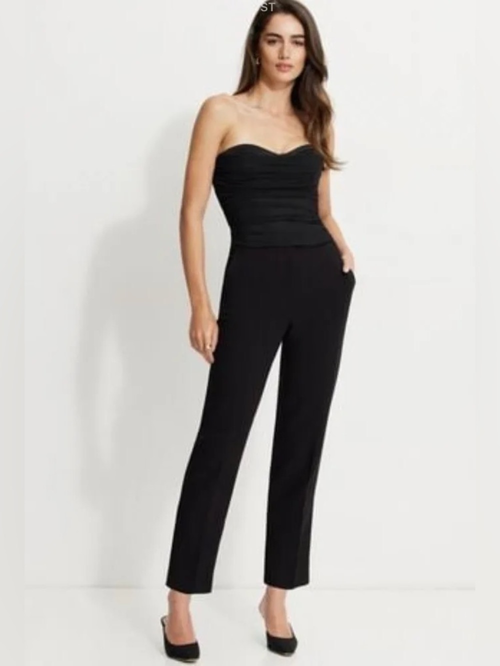 NWT DYNAMITE Kendall slim pants w/ side zip- 6